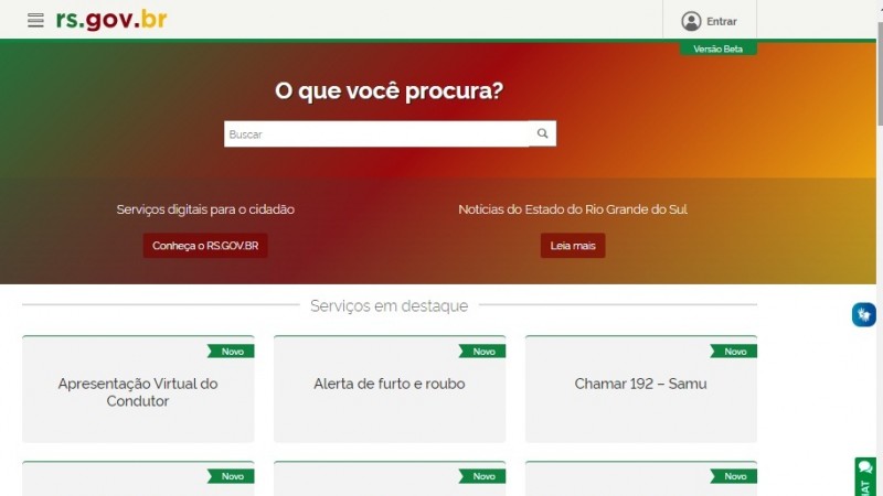 Portal De Serviços Digitais Já Está Disponível Aos Gaúchos